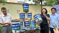 Ninh Binh: V Gia Tran se koná pulzující akce na ochranu životního prostředí v celé komunitě.