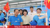 កម្មករ​នៅ​ក្រុមហ៊ុន Sakurai Vietnam ប្រកួតប្រជែង​ជំនាញ​ដេរ។