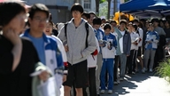 Nearly 13 million Chinese students are entering the grueling college entrance exam.