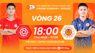 Lien de diffusion en direct pour le match The Cong contre CAHN, le 7 juin à 18h00 - 26e ronde