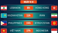 6月8日のAVCカップのスケジュール：ベトナム女子バレーボールチームがインドネシアと対戦します。