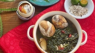 2 pratos medicinais feitos com ovos de pato fertilizados que ajudam a nutrir o sangue e a energia vital.