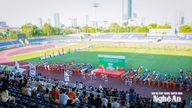 Cerimônia de abertura do 27º Torneio de Futebol Juvenil e Infantil da Copa Nghe An de Jornal, Rádio e Televisão