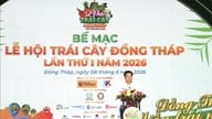 Il Festival della Frutta di Dong Thap ha attirato mezzo milione di visitatori e generato un fatturato di 4,5 miliardi di VND.