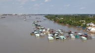 Il livello dell'acqua nel delta del Mekong è in aumento.