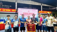 Het sportteam van de Quang Ninh University of Industry nam deel aan de 1e Tan Viet Bac Pickleball Center Cup, georganiseerd door de wijk Mao Khe.