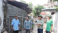 Donating land for road construction: Beautiful acts of kindness in Dong village.