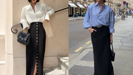 Nâng tầm thời trang công sở với 5 cách phối đồ cùng chân váy midi