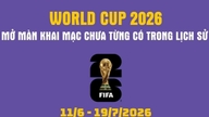 2026年のワールドカップは、3カ国で壮大な開会式が行われる予定だ。