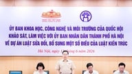 ក្រុមការងារនៃគណៈកម្មាធិការវិទ្យាសាស្ត្រ បច្ចេកវិទ្យា និងបរិស្ថាន បានជួបប្រជុំជាមួយគណៈកម្មាធិការប្រជាជនទីក្រុងហាណូយ។