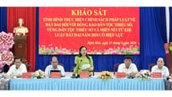 Dinh Hoa کمیون میں نسلی اقلیتوں کے لیے زمینی پالیسیوں اور قوانین کے نفاذ پر سروے۔