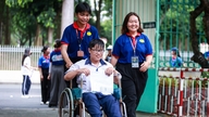 Images émouvantes d'élèves à Hô Chi Minh-Ville le premier jour de l'examen de fin d'études secondaires.