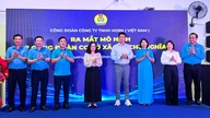Lansering av modellen "socialistisk gräsrotsfackförening" på Horn Vietnam Company.