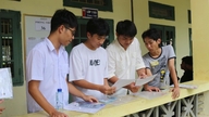 Lai Chau: Candidates approach the second day of the exam with confidence.