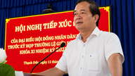 Gli elettori del comune di Thanh Duc sono preoccupati per la situazione di inquinamento del fiume Vam Co Dong.