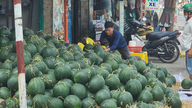 Città di Ho Chi Minh: Nei mercati arriva una grande quantità di frutta e i prezzi crollano.