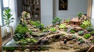 Des aménagements paysagers miniatures d'intérieur très populaires et esthétiques aujourd'hui.