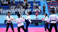 พิธีเปิดการแข่งขันเทควันโดในงานเทศกาลกีฬาจังหวัดกวางนิง ครั้งที่ 10