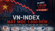 Seorang bilionair Vietnam telah "digugurkan" daripada ranking Forbes minggu ini apabila Indeks VN jatuh di bawah paras 1,800 mata.