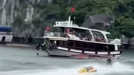 Hai Phong, Lan Ha Körfezi'ndeki yolcu gemisi çarpışması hakkında bilgi veriyor.