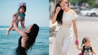 Khoe ảnh con gái 2 tuổi xinh xắn, Phương Oanh cảm thán: 'Làm nền cho nàng ta'