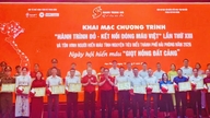 Hải Phòng tôn vinh 322 gia đình, cá nhân tiêu biểu trong phong trào hiến máu tình nguyện
