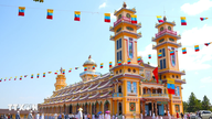 De Cao Dai Heilige Stoel in Tay Ninh - een belangrijk monument van spirituele architectuur in de zuidoostelijke regio van Vietnam.
