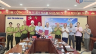 Samordnar organisationen av Quang Ninhs seniordag som svar på trädplanteringskampanjen för att för alltid minnas president Ho Chi Minh.