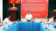 Fokuser ressurser og akselerer fremdriften av viktige prosjekter i Binh Trung-distriktet.