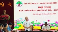 Kameraad Dao Ngoc Trieu is verkozen tot vicevoorzitter van de Vereniging van Senioren van Hanoi.