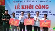 Pembangunan rumah untuk anak-anak seorang pejuang perlawanan di Song Kon dimulai.