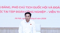 Wakil Ketua Majelis Nasional, Letnan Jenderal Nguyen Doan Anh, bekerja di Grup Industri Militer dan Telekomunikasi.