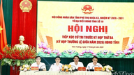 Tổ đại biểu số 10 HĐND tỉnh tiếp xúc cử tri 3 xã: Vĩnh Tường, Vĩnh Phú, Thổ Tang