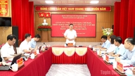 Supervising the leadership and direction of personnel work implementation for the Standing Committee of the Party Committee of Thanh Thuy commune and Ha Giang 2 ward.