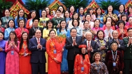 Bayan Le Thi Thuy, Vietnam Kadınlar Birliği Başkanlığına 14. kez yeniden seçildi.
