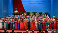 [Fotó] A Vietnami Nők Uniójának 14. Nemzeti Kongresszusának ünnepélyes ülésének megnyitója