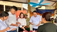 Commune d'Ung Thien : Renforcement du contrôle sur l'abattage et le commerce des produits animaux.