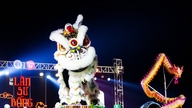 25 trupper deltog i den første udvidede Hoa Cuong - Da Nang Løve- og Dragedansefestival.