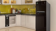 Where should you place the rice jar and refrigerator in your apartment kitchen to ensure your pockets are full of money, peace, and good fortune?