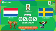 Enlace para ver la transmisión en vivo del partido Países Bajos vs Suecia, 00:00 del 21 de junio - Grupo F Copa Mundial 2026