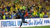 Vinicius shines as Brazil thrashes Haiti in second-round match of the 2026 World Cup.