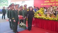 Bat Xat، Lao Cai میں یادگاری خدمت اور شہداء کی باقیات کی تدفین۔