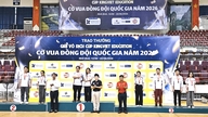 Dong Nai meraih medali pertama di Kejuaraan Catur Beregu Nasional.