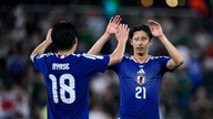 Het Japanse nationale team heeft met 4 doelpunten een record gevestigd in het Aziatische voetbal.