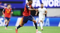 Oyarzabal anotó dos goles en la contundente victoria de España sobre Arabia Saudí.