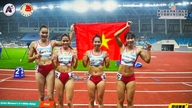 Vietnamesisk atletik bekræftede sin plads med 2 guldmedaljer ved de asiatiske stafetmesterskaber i 2026.