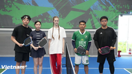 Pickleball verbreitet den Sportsgeist der Vietnamesen in Russland.