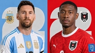 Live football match: Argentina vs Austria, 00:00 on June 23rd.