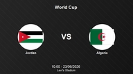 Jordania vs Argelia en directo: Argelia toma la delantera