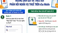 ผู้เสียภาษีสามารถส่งและติดตามสถานะการตอบกลับได้ผ่านทางแอปพลิเคชัน eTax Mobile